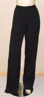 NWT Giorgio Armani Black Tuxedo Silk Pants $1075 38/4  