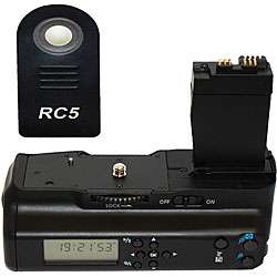 Polaroid Wireless LCD Display Battery Grip for Canon Eos 7D Digital 