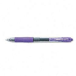 Pilot G2 Purple Gel Ink Roller Ball Pens (Pack of 12)  
