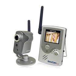 Aiptek SecuCam AV100 Wireless 2.4 Ghz Baby Monitor and Security Camera 