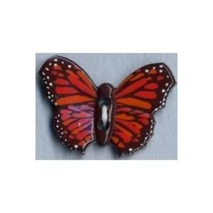  Button Red Butterfly