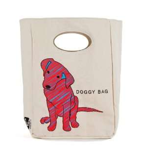  FLUF DOGGY Lunch Bag, 11 Inch L by 8 Inch W by 4 1/2 Inch 