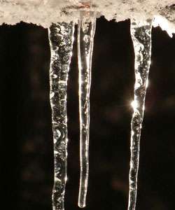Handcrafted Recycled Glass Icicle Ornaments   20 pack (India 