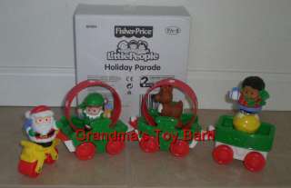 Fisher Price Little People Christmas TRAIN HOLIDAY PARADE NEW  