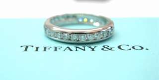 Tiffany & Co PLAT Lucida Diamond Eternity Ring 1.42CT  