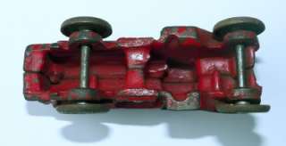 Antique CAST IRON TOY OIL TANKER TRUCK Red Arcade  