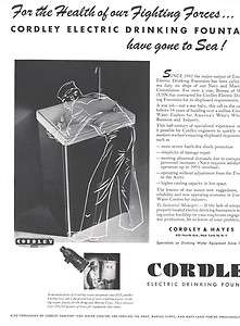 1943 ad b cordley hayes drinking fountains  