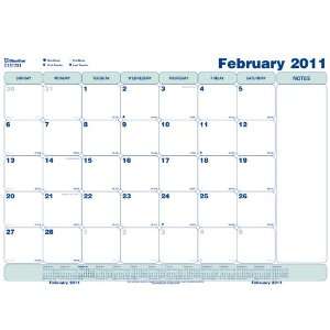  Blueline 2011 WOCO Monthly Calendar, Static Sheets, 17 x 
