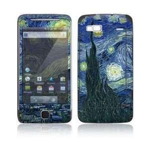  HTC Desire Z, T Mobile G2 Decal Skin   Starry Night 