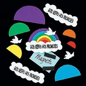  God Keeps His Promises   Rainbow Magnet Craft Kit (1 dz 