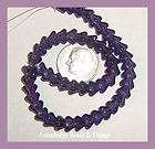 AL870 CZECH 5x6mm Pressed Glass BAbY BeLL FLoWeR Beads Purple 