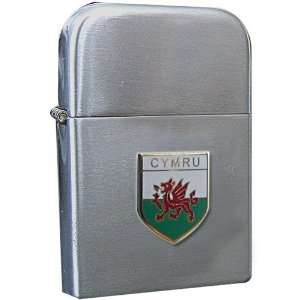 Narvic Gifts & Toys Wales   Welsh Dragon Petrol Storm Proof Lighter 