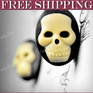 material resin amount 4pcs size mm 18x13x5 shape skull function