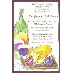 Wine & Cheese Tasting Party Invitations