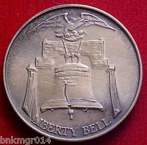 Bronze American Bicentennial Medal w/Liberty Bell  