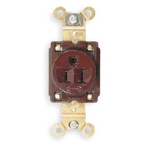  HUBBELL WIRING DEVICE KELLEMS HBL5261 Receptacle,Single 