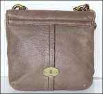NWT Fossil Quinn Flap Taupe Handbag ZB4943 MSRP $158  