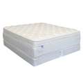 Serenity Euro Memory 18 inch Queen size Mattress Set