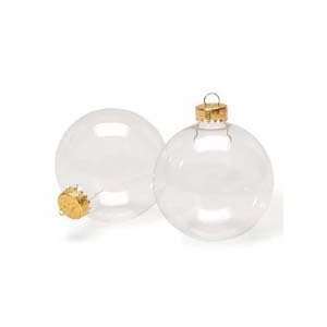   Holiday Decor Glass Ball Ornaments 50mm 10pc (3 Pack)