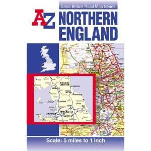   England Road Map (9781843480488) Geographers A Z Map Company Books