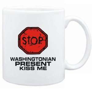  Mug White  STOP  Washingtonian START KISSING  Usa 