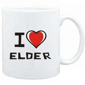  Mug White I love Elder  Last Names