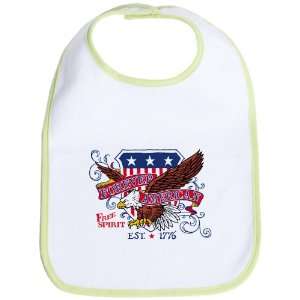  Baby Bib Kiwi Forever American Free Spirit Eagle And US 