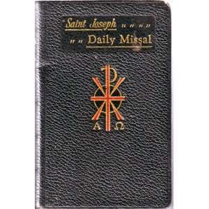  Saint Joseph Daily Missal Books
