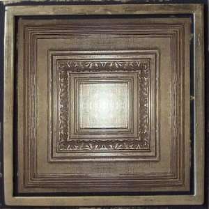  Antyx Antique Gold Black (24x24 Pvc) Ceiling Tile