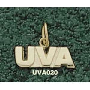    14Kt Gold University Of Virginia Uva 3/16