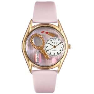  Whimsical Womens Make Up Pink Leather Watch Whimsical 