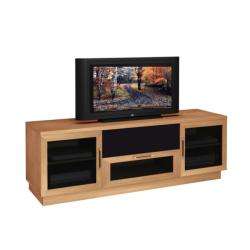 Contemporary 70 in Natural Cherry TV and Entertainment Console 