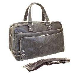 The Jones Collection Distressed Leather Duffel Bag  