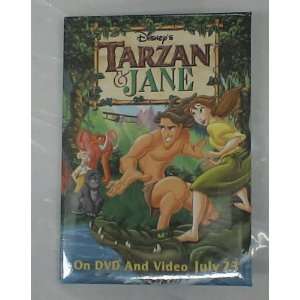    Promotional Movie Button  Tarzan and Jane 