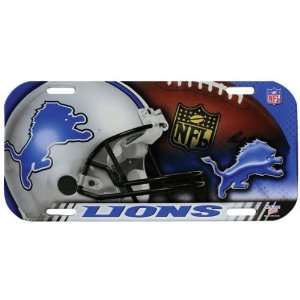  Detroit Lions   Collage High Definition License Plate, NFL 