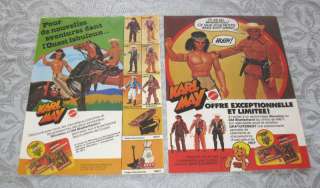 Vintage Advertising Karl May Figure 2 Sheet FREE SHIP  