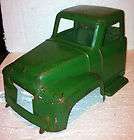 50s buddy l toys grain dump truck pressed steel green