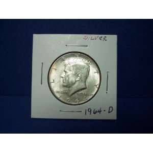  1964 D Silver Kennedy Half Dollar 