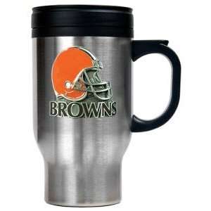  Cleveland Browns Stainless Steel Travel Mug Sports 