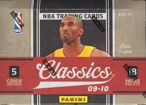 2009/10 PANINI CLASSICS BASKETBALL HOBBY BOX BLOWOUT CARDS 