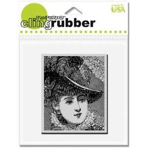  Plume Portrait   Cling Rubber Stamp Arts, Crafts & Sewing