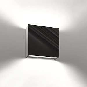  AB1I W/Up Down   Absolute Black Sconce