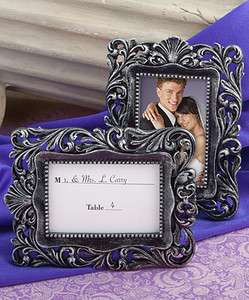 100 Baroque Place Card Holder / Picture Frame   Wedding Favors  