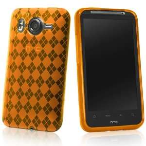   Anti Slip Protection   HTC Desire HD Cases and Covers (Bold Orange