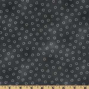 44 Wide Once Upon A Time Dotted Circles Charcoal Fabric 