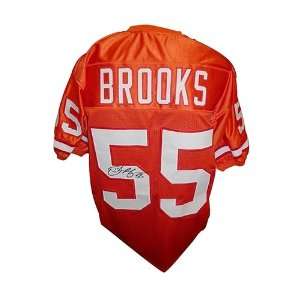  Derrick Brooks Autographed Tampa Bay Buccaneers (Orange 