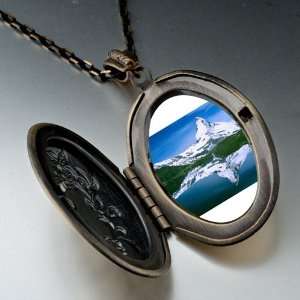  Travel Matterhorn Photo Pendant Necklace Pugster Jewelry