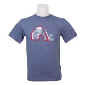  Quebec Nordiques Youth Retro Logo Fitted Super Soft T 