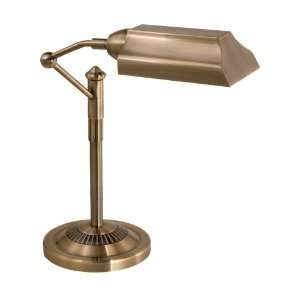   Brass Tone Swivel Arm Sunlight Table Lamp