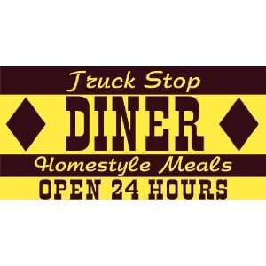    3x6 Vinyl Banner   Truck Stop Homestyle Meals 